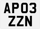 License plate of the United Kingdom, 2001 year system