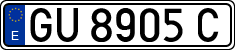 License plates of Spain, 1971 year series