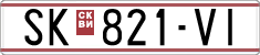 License plate of North Macedonia, Regular plates (1993)