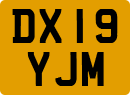 License plate of the United Kingdom, 2001 year system