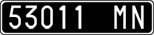 License plate of Italy, Cars (1927 year series)