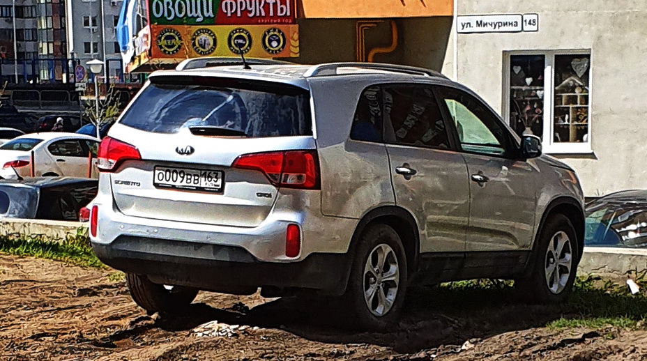 о 009 вв 163, Kia Sorento 2nd gen (XM), facelift, 2012–2015 (­–2020 for CIS-market)