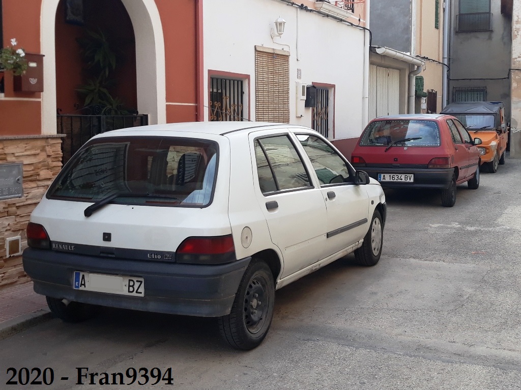 A 1634 BV, Renault Clio 1st gen 5-door Hatch (B57), 1990–1996