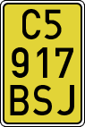 License plates of Spain, Specialty plates