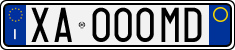 License plate of Italy, Cars (1994 year series)