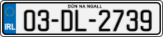 License plate of Ireland, Regular plates