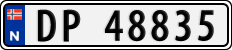 License plate of Norway, Cars
