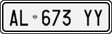 License plate of Italy, Cars (1994 year series)