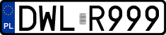 License plates of Poland, Regular car plates
