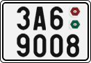 License plate of the Czech Republic, Cars (2001)