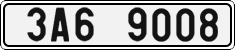 License plate of the Czech Republic, Cars (2001)