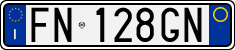 License plate of Italy, Cars (1994 year series)
