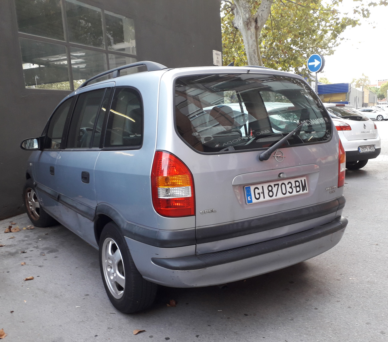 GI 8703 BM, Opel Zafira 1st gen (A; T98), 1999–2005