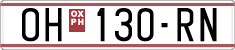 License plate of North Macedonia, Regular plates (1993)