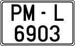 License plates of Spain, 1971 year series