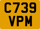License plate of the United Kingdom, 1983 year system