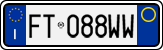 License plate of Italy, Cars (1994 year series)