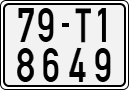 License plate of Vietnam, Motorcycles