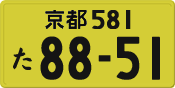 License plate of Japan, Private owners (Kei car)