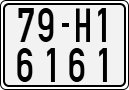 License plate of Vietnam, Motorcycles