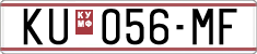 License plate of North Macedonia, Regular plates (1993)