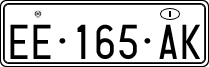 License plate of Italy, Temporary