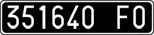 License plate of Italy, Cars (1927 year series)