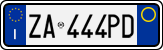 License plate of Italy, Cars (1994 year series)