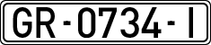 License plates of Spain, 1971 year series