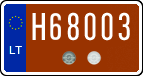 License plate of Lithuania, Oldtimers