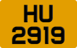 License plate of Hong Kong, AB 1234