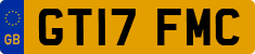 License plate of the United Kingdom, 2001 year system
