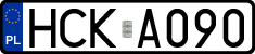 License plates of Poland, Authorities