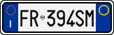 License plate of Italy, Cars (1994 year series)