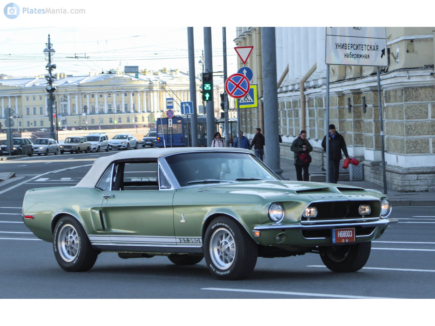 H68003, Ford Mustang 1st gen Shelby 2-door Convertible, 1967–1969