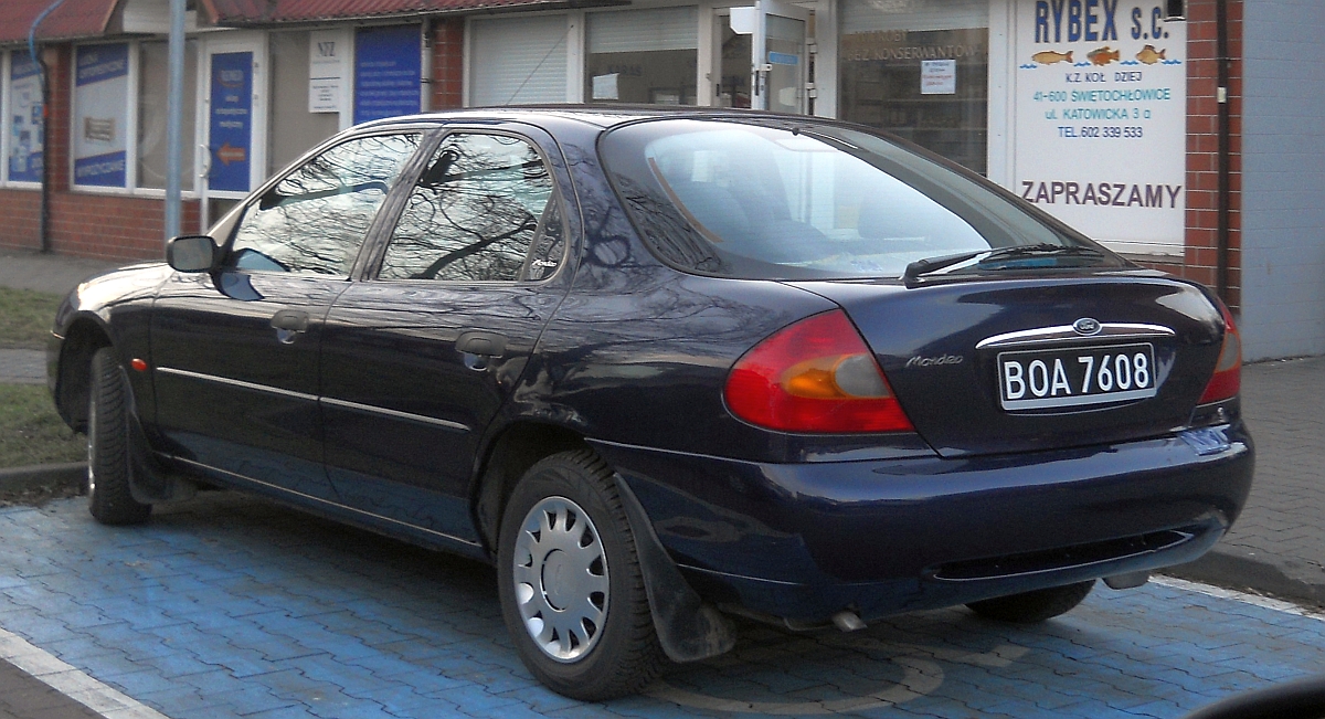 BOA 7608, Ford Mondeo 1st gen Sedan/Liftback (Mk2; CDW162), facelift, 1996–2000