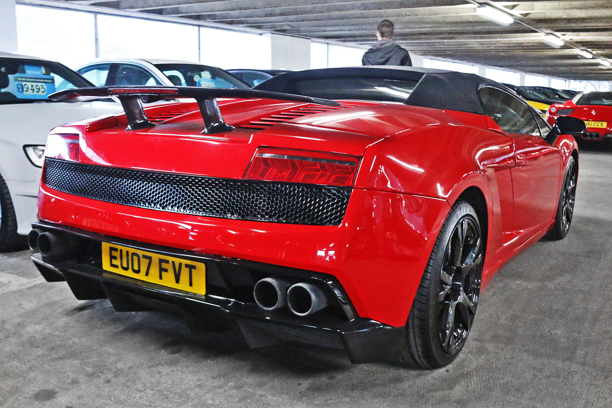EU07FVT, Lamborghini Gallardo 1st gen Spyder, facelift, 2008–2014