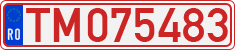 License plate of Romania, Provisional