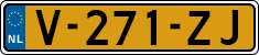 License plate of the Netherlands, Light Commercial Vehicles (1994 system)