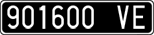 License plate of Italy, Cars (1927 year series)