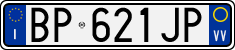 License plate of Italy, Cars (1994 year series)