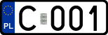 License plates of Poland, Regular car plates