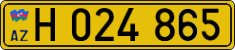 License plate of Azerbaijan, Foreign citizens and enterprises