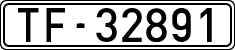 License plates of Spain, 1900 year series