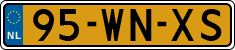 License plate of the Netherlands, Trailers
