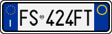 License plate of Italy, Cars (1994 year series)