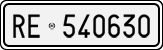 License plate of Italy, Cars (1927 year series)