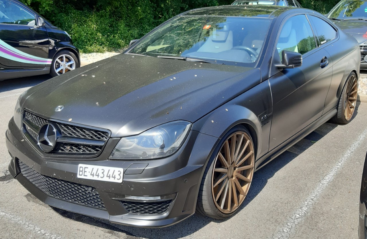 BE 443443, Mercedes-Benz C-Klasse 3rd gen Coupé (C204), 2011–2015