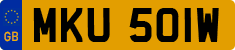 License plate of the United Kingdom, 1963 year system