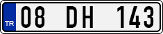 License plate of Turkey, Regular plates